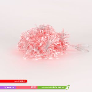 ACK 2X2 LED Perde Kırmızı Işık AS90-00504