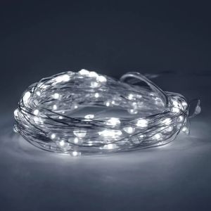 ACK 10mt Pilli LED Süsleme Işığı 6500K AS90-00993
