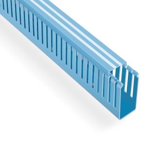 Mutlusan 25X60 Kablo Kanalı (Delikli) (Mavi) - 001 005 025060 20 13