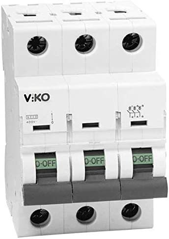 Viko 3 Kutuplu C 3x80A Otomatik Sigorta 6VTB-3C80