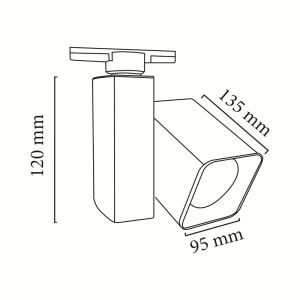 Goya 36W 6500K Beyaz Işık Led Ray Spot GY 3632