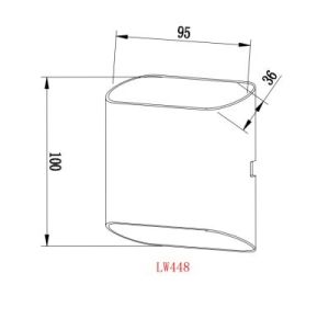 Jupiter Beyaz 2x3W 3000K Gün Işığı LED Aplik LW448
