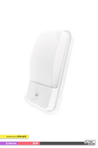 ACK 20W 3000K 30 cm X 8,6 cm  X 15 cm Sensörlü LED Duvar Apliği Beyaz AH07-05300