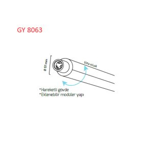 Goya 178 cm Yuvarlak Monofaze Ray GY 8063 178