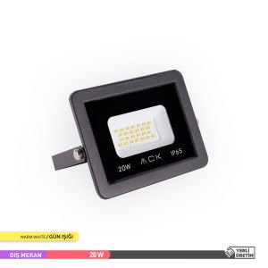 ACK 20W 3000K Gün Işığı Led Projektör AT62 02002