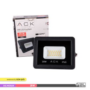 ACK 20W 3000K Gün Işığı Led Projektör AT62 02002
