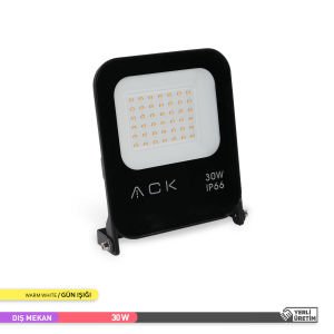 ACK 30W 3000K Gün Işığı Led Projektör AT62 03002