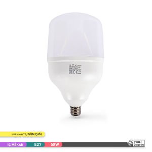 ACK 50W LED T135 E27 Ampul 3000K AA13-05020
