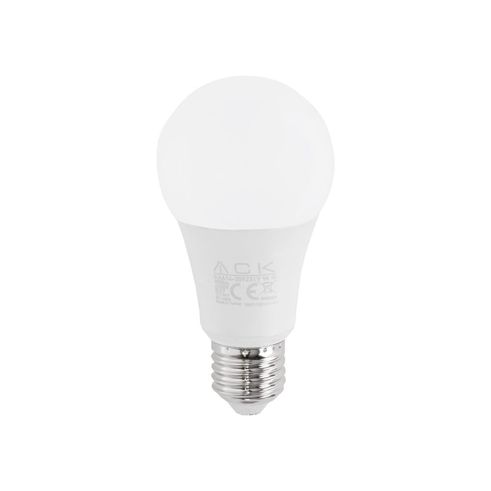ACK 9W Dimlenebilir LED A60 Ampul 3000K AA14-01020