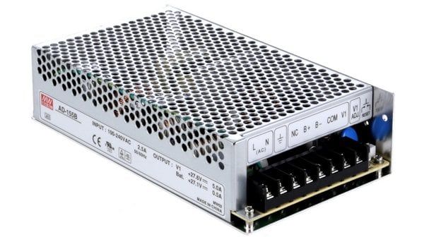MEANWELL- AD-155B 27.6Vdc 5.0Amp-27.1Vdc 0.5Amp