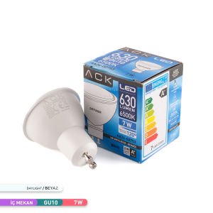 ACK 7W GU10 Difizörlü LED Ampul 6500K AA24-00753