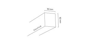 Goya 65W 1490 mm Eklenebilir Sıva Üstü Sarkıt Lineer Armatür GY 8057 149