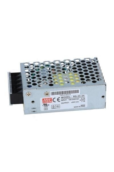 MEANWELL- RS-025-24 	24Vdc 1.1Amp  Güç Kaynağı