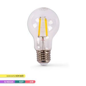 ACK 6W Rustik LED A60 Ampul 3000K AA38-00620