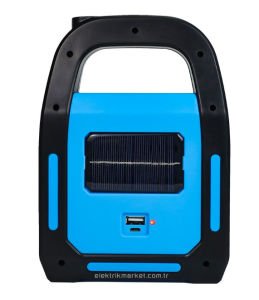 Cata 6400K Beyaz Işık Hazar Güneş Enerjili El Feneri Işıldak CT-9955